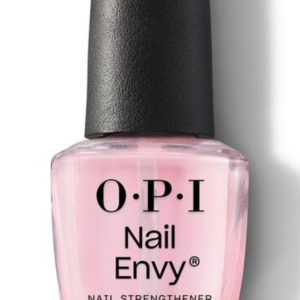 Un frasco de pintura de uña rosa de la firma OPI